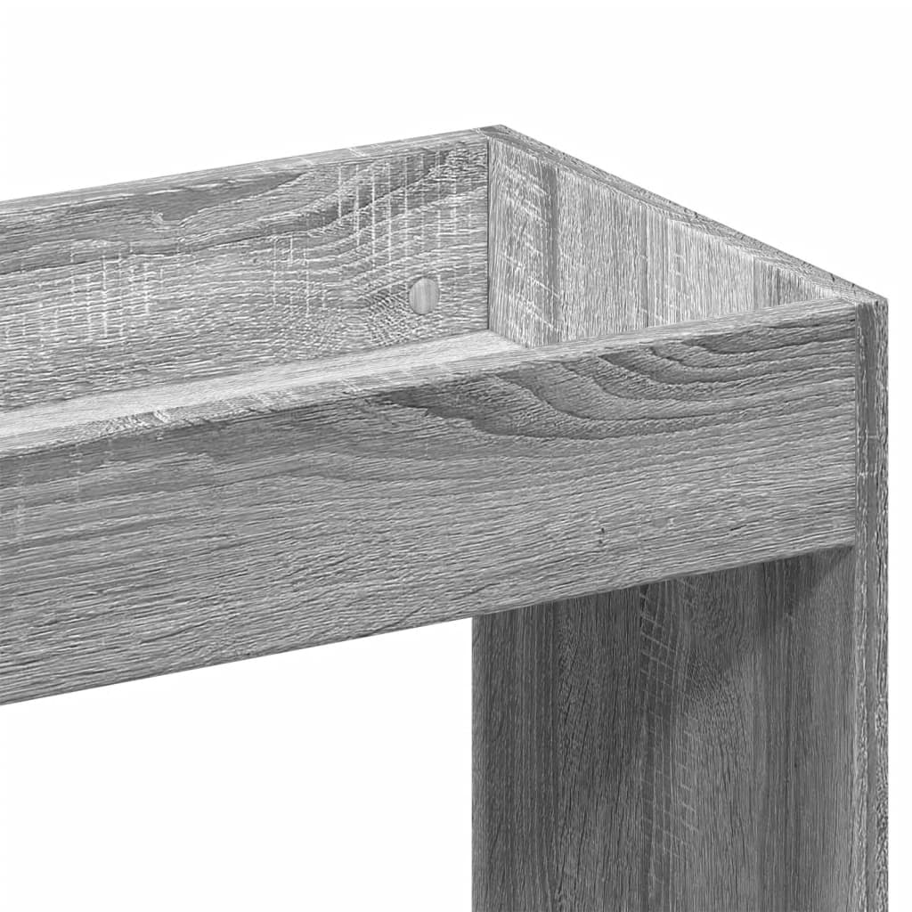 Highboard Grå Sonoma 92x33x100 cm træmateriale
