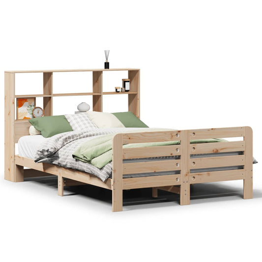 Massivholzbett ohne Matratze 120x190 cm Kiefernholz