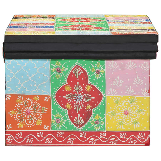 TV-Möbel mit Regal Mehrfarbig 80 x 30 x 22 cm Holzwerkstoff