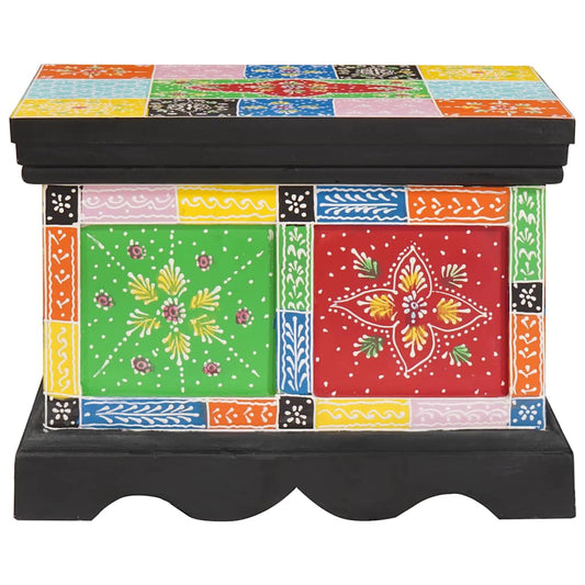 Aufbewahrungsbox Mehrfarbig 40 x 30 x 30 cm Massivholz Mango