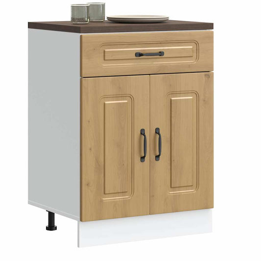 Køkkenunderskab Kalmar Artisan egetræ materiale