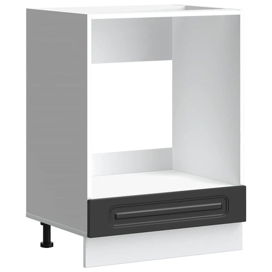 Indbygget ovnskab Kalmar Sort træmateriale