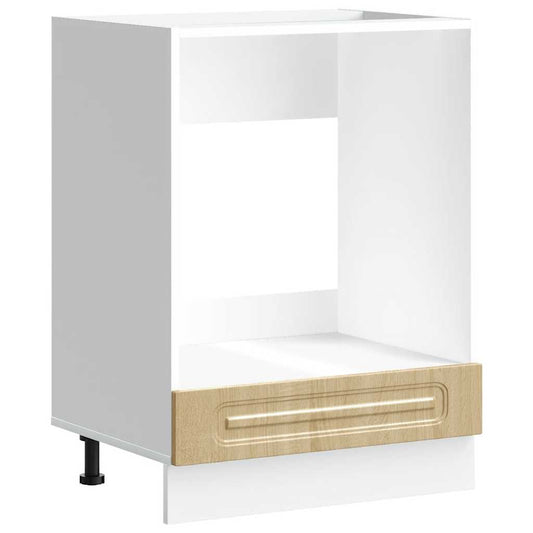 Indbygget køkkenskab Kalmar Sonoma egetræ materiale