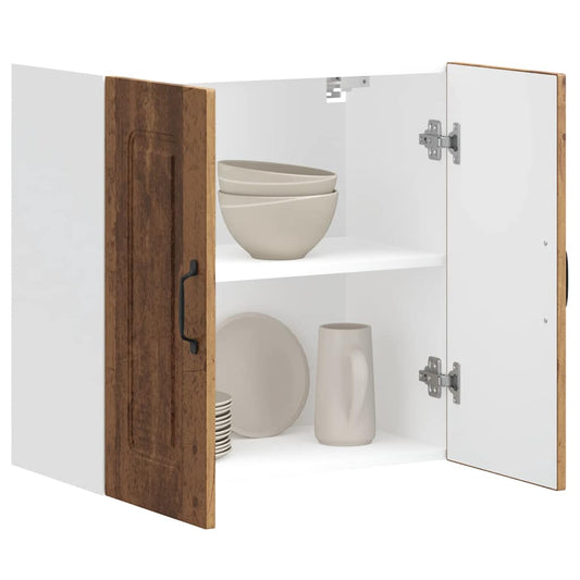 Køkken overskab Kalmar gammelt træ look træmateriale