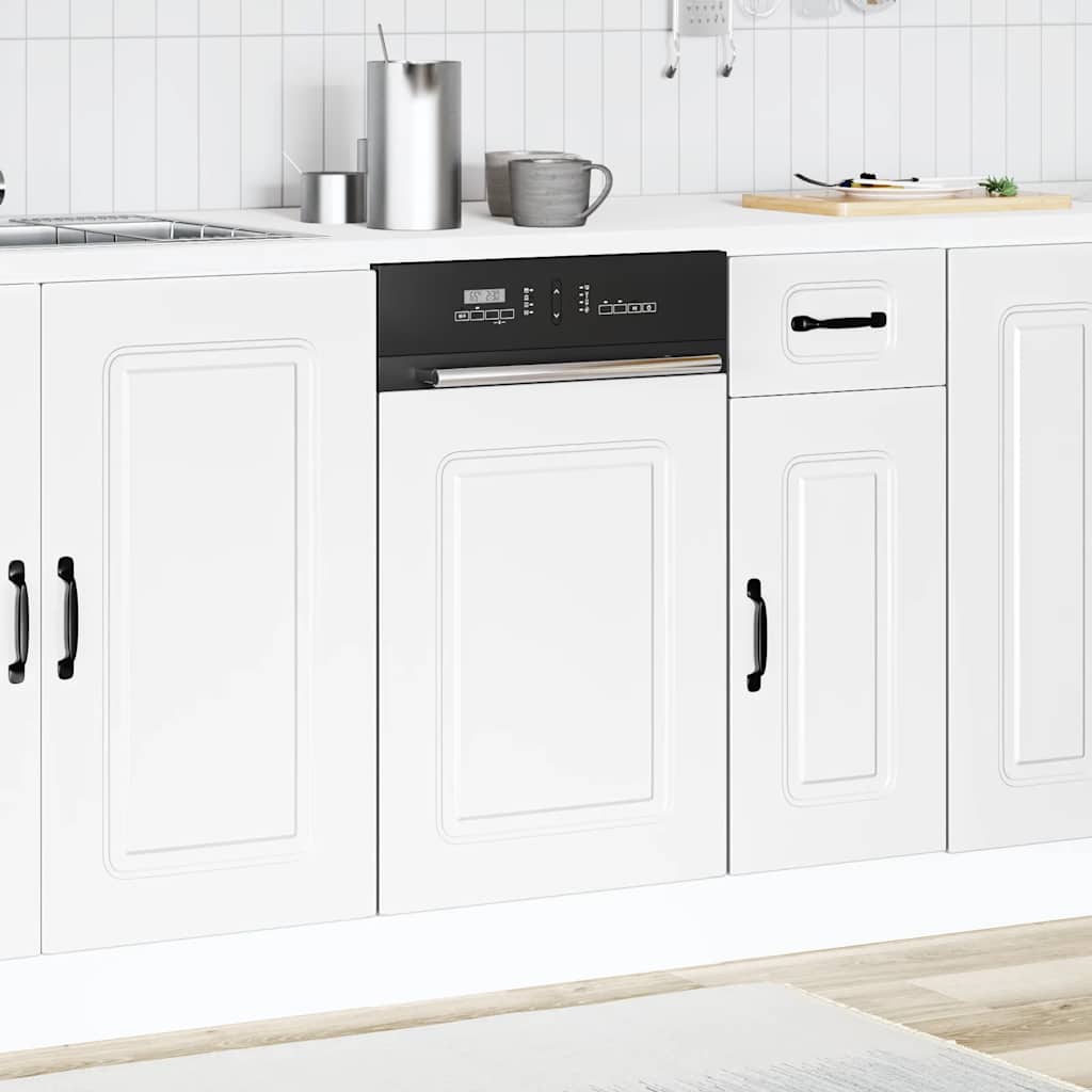 Opvaskemaskine panel Kalmar Hvid 45x1,5x67 cm træmateriale