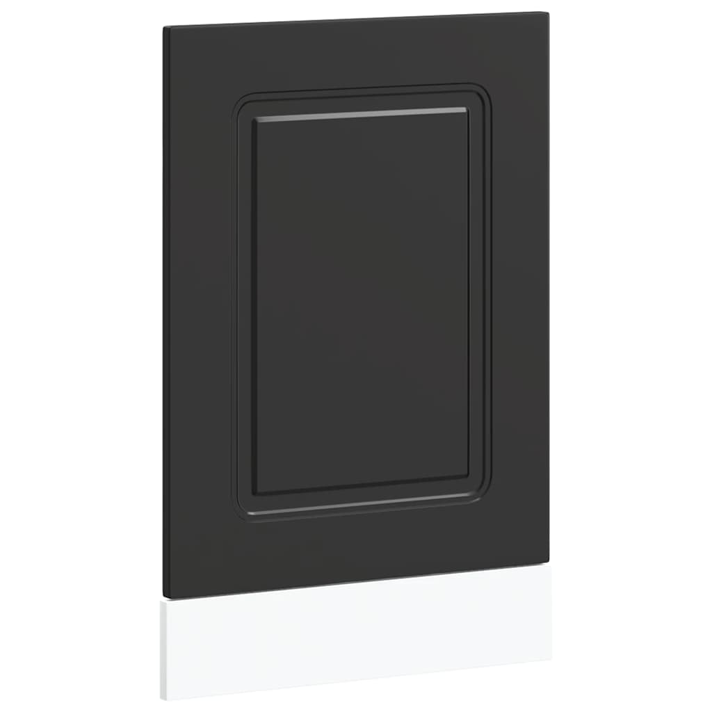 Opvaskemaskine panel Kalmar Sort 45x1,5x67 cm træmateriale