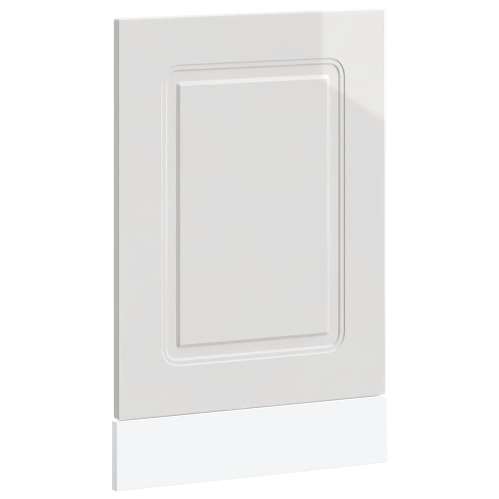 Opvaskemaskine panel Kalmar højglans hvid 45x1,5x67 cm