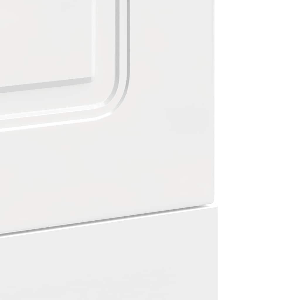Opvaskemaskine panel Kalmar højglans hvid 45x1,5x67 cm