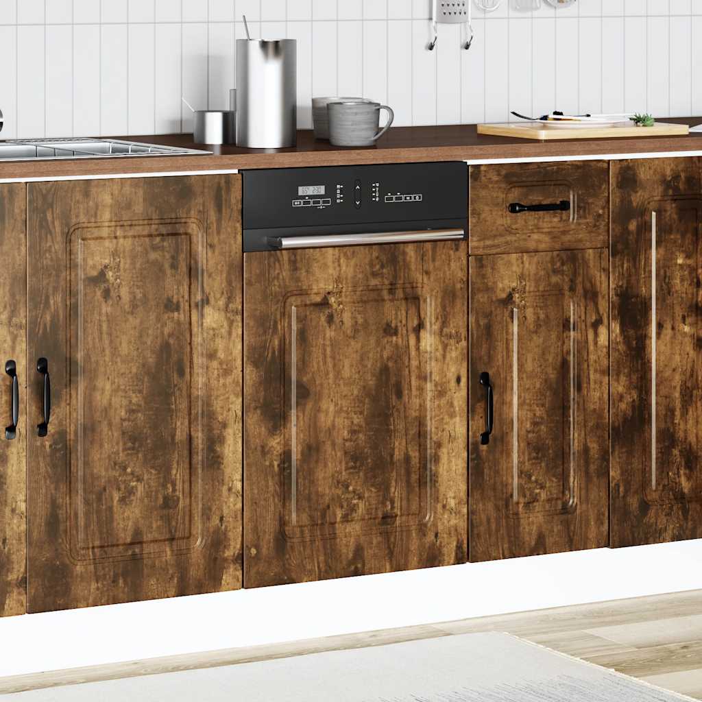 Opvaskemaskine panel Kalmar røget eg 45x1,5x67 cm