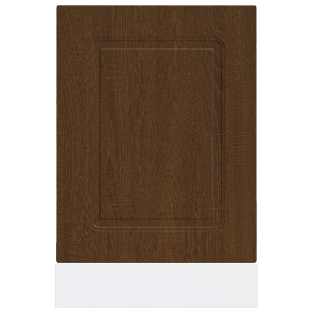Opvaskemaskine panel Kalmar Brun Eg look 45x1,5x67 cm