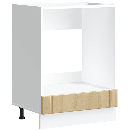 Indbygget ovnskab Lucca Sonoma egetræ materiale