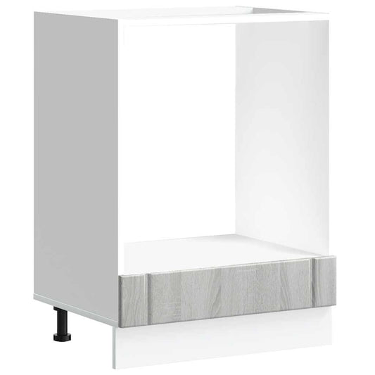 Herdumbauschrank Lucca Grau Sonoma Holzwerkstoff