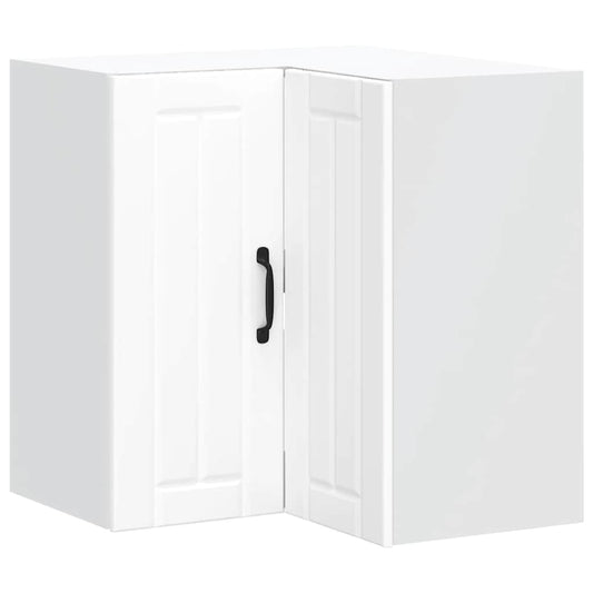 Küchen-Eckhängeschrank Lucca Weiß Holzwerkstoff