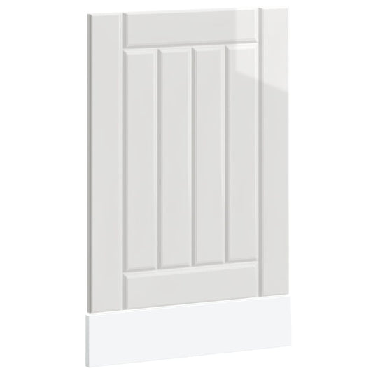 Opvaskemaskine panel Lucca højglans hvidt træmateriale