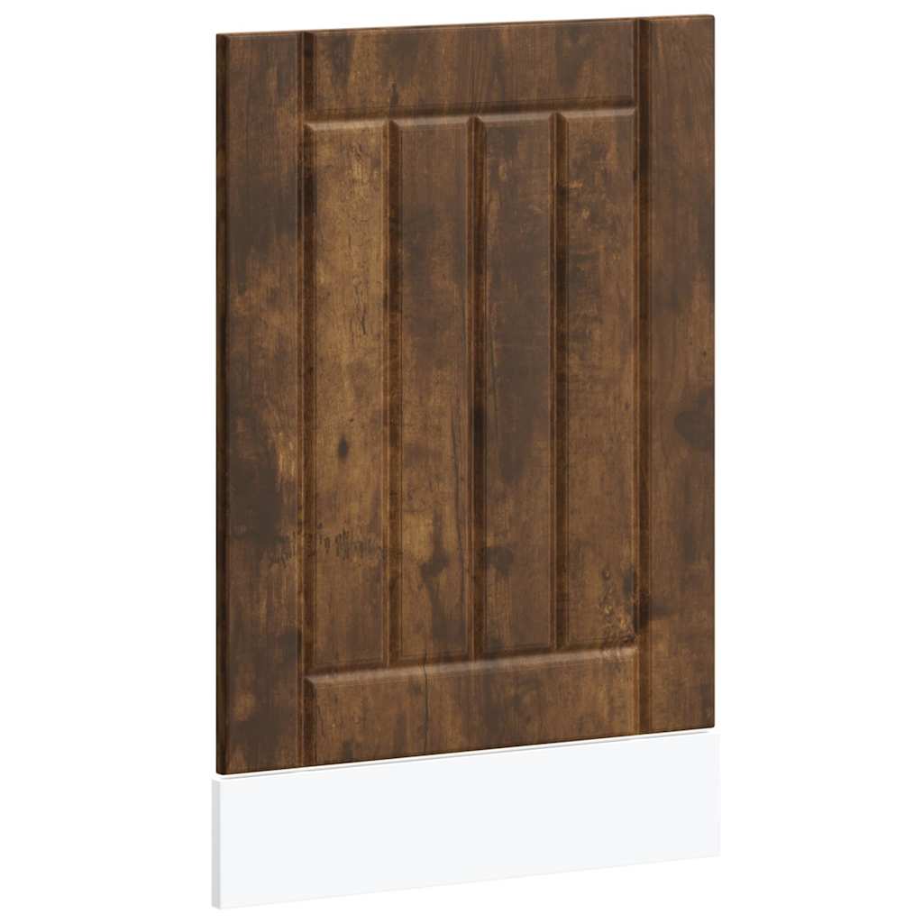 Opvaskemaskine panel Lucca røget eg træ materiale