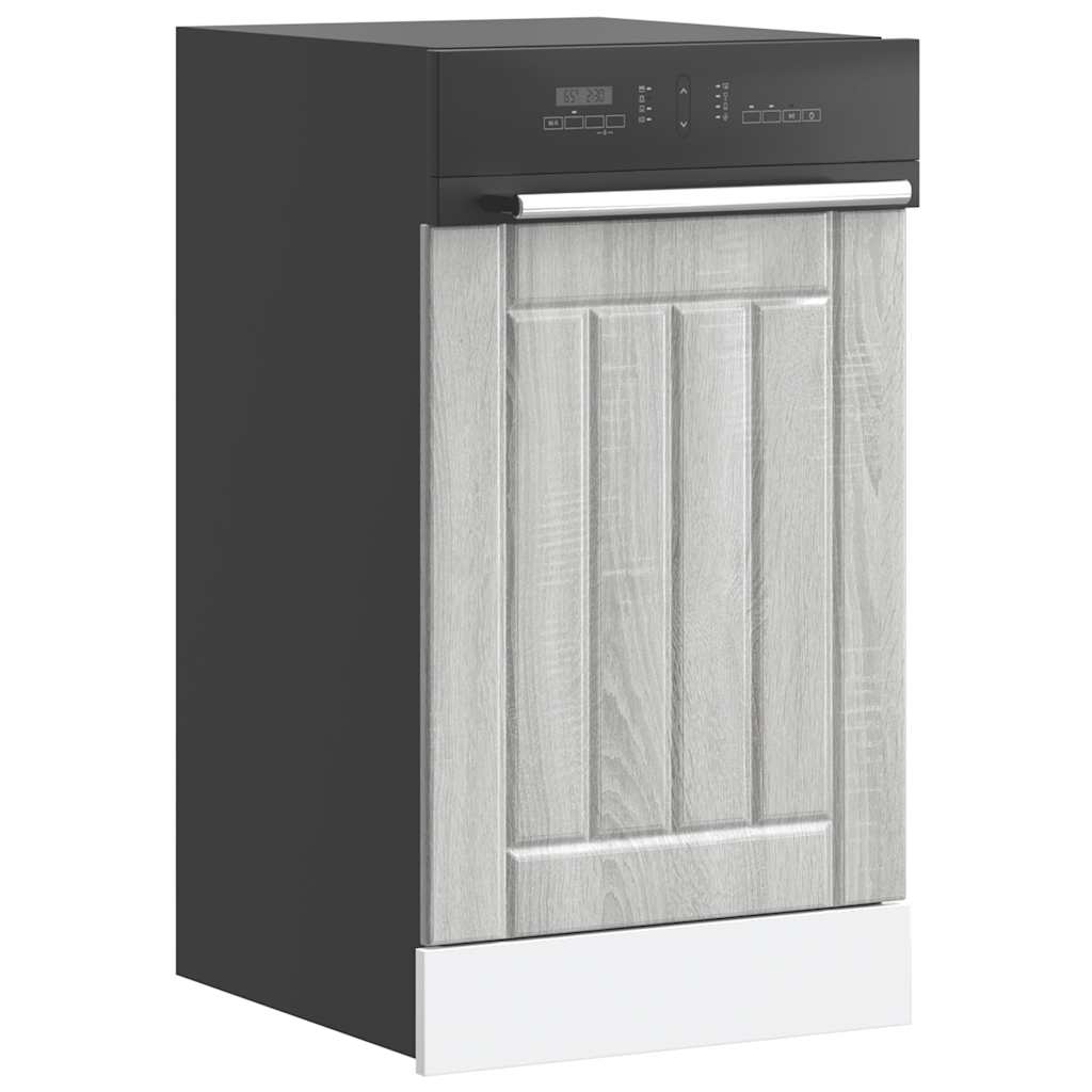 Opvaskemaskine panel Lucca Grey Sonoma træmateriale
