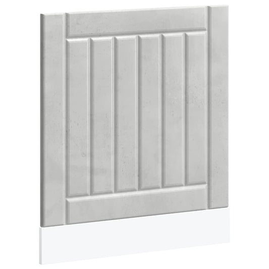 Opvaskemaskine panel Lucca betongrå træmateriale