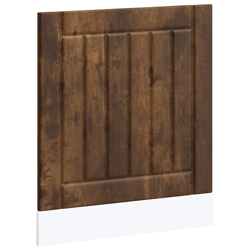 Opvaskemaskine panel Lucca røget eg træ materiale