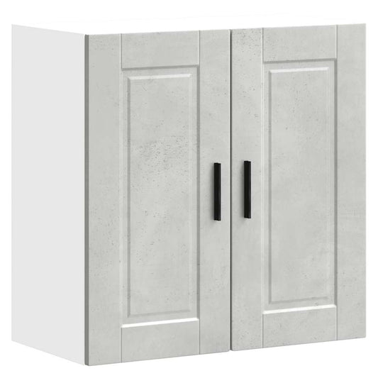 Køkken overskab Porto betongrå træmateriale