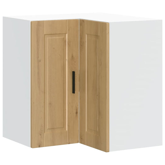 Küchen-Eckhängeschrank Porto Artisan-Eiche Holzwerkstoff