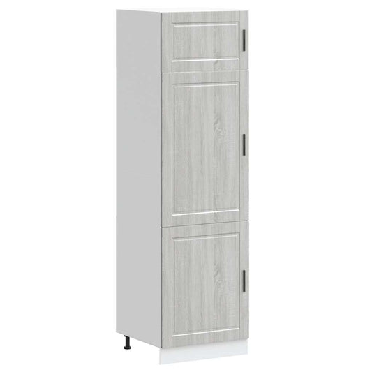 Küchenschrank Porto Grau Sonoma Holzwerkstoff