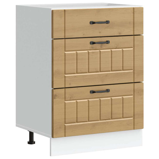 Küchen-Unterschrank Lucca Artisan-Eiche Holzwerkstoff