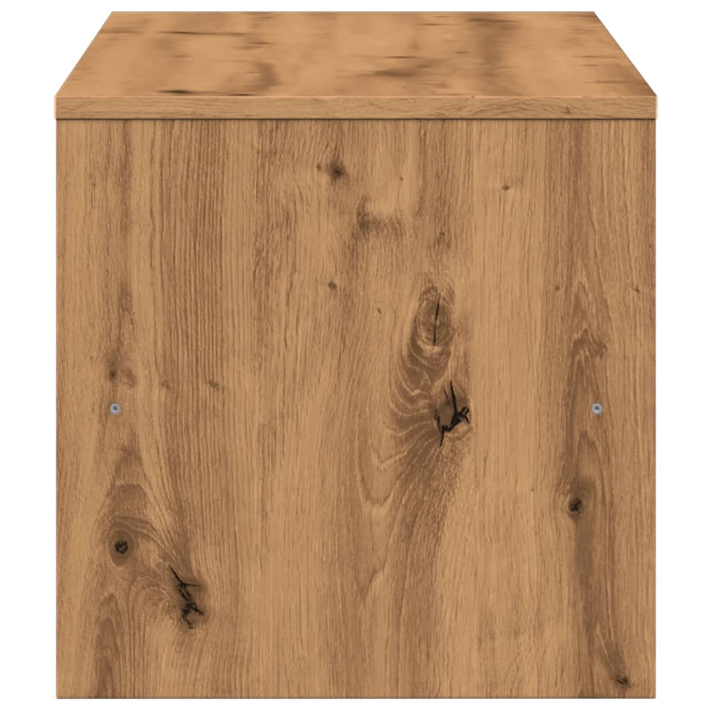 TV-skab Brun Håndværks-eg 120x40x40 cm Træ Materiale