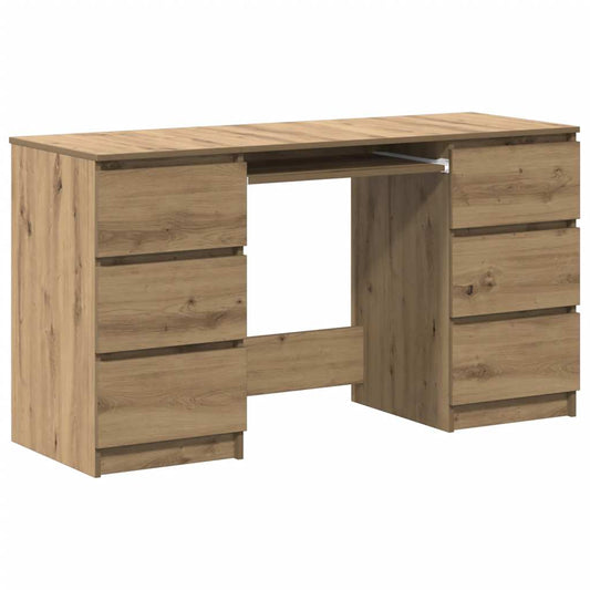 Schreibtisch Artisan-Eiche 140x50x77 cm Holzwerkstoff