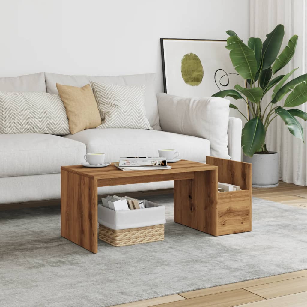 Sofabord Artisan eg 90x45x35 cm træmateriale