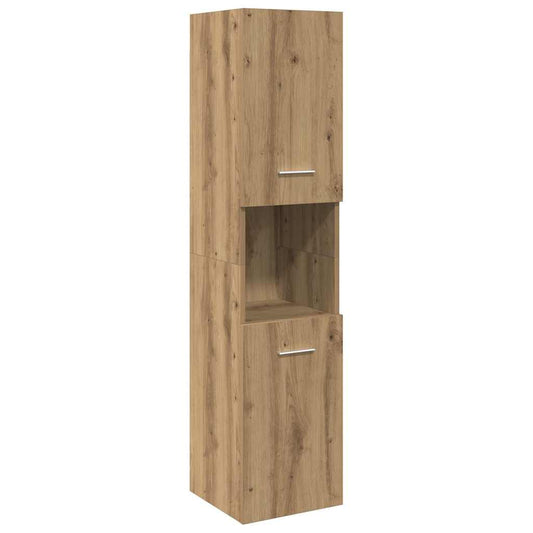 Bad-Hängeschrank Artisan-Eiche 30x30x130 cm Holzwerkstoff