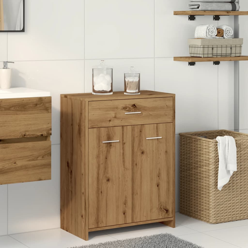 Badeværelsesskab Artisan Eg 60x33x80 cm Træmateriale
