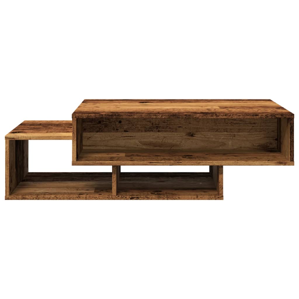 Sofabord gammelt træ look 105x55x32 cm træmateriale