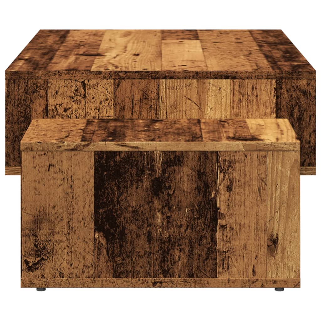 Sofabord gammelt træ look 105x55x32 cm træmateriale
