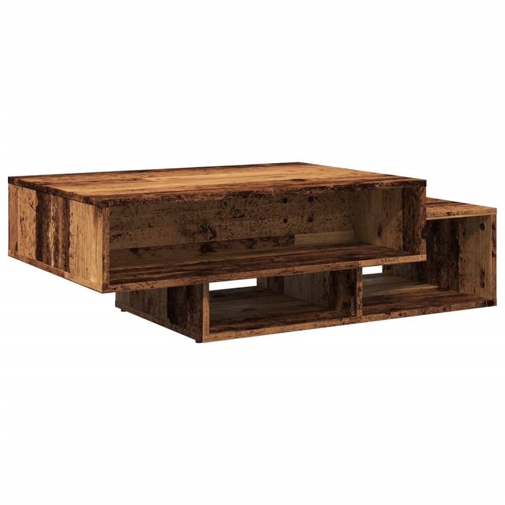 Sofabord gammelt træ look 105x55x32 cm træmateriale
