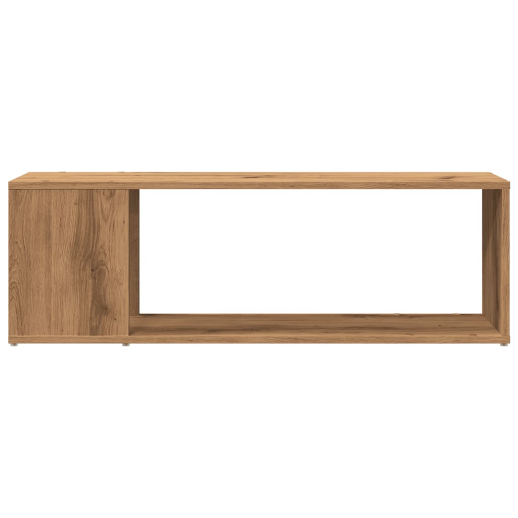 TV-møbel Håndværks eg 100x24x32 cm træmateriale
