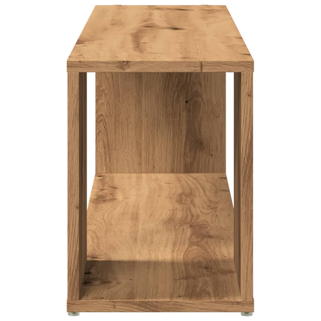 TV-møbel Håndværks eg 100x24x32 cm træmateriale