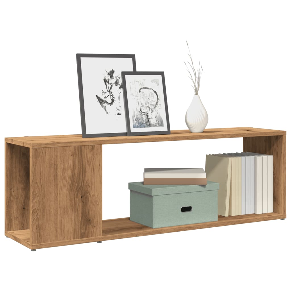 TV-møbel Håndværks eg 100x24x32 cm træmateriale