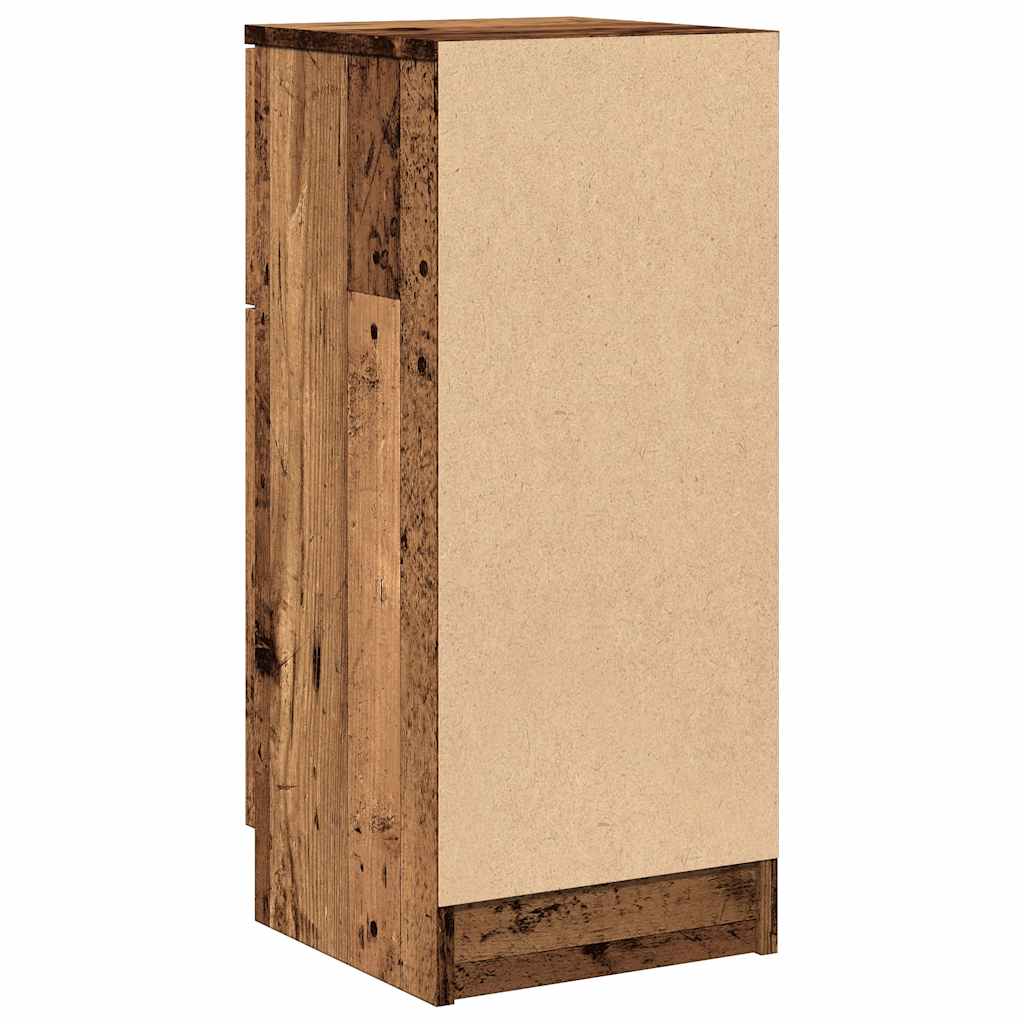 Skænke 2 stk Gammelt trælook 30x30x70 cm træmateriale