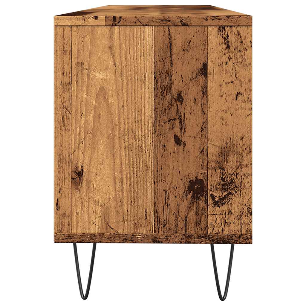 Tv-møbel gammelt trælook 150x30x44,5 cm træmateriale