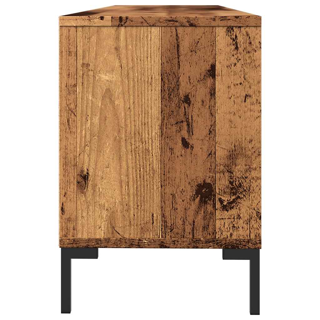 Tv-møbel gammelt trælook 150x30x44,5 cm træmateriale