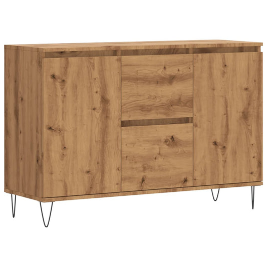 Sideboard Artisan-Eiche 101,5x35x70 cm Holzwerkstoff