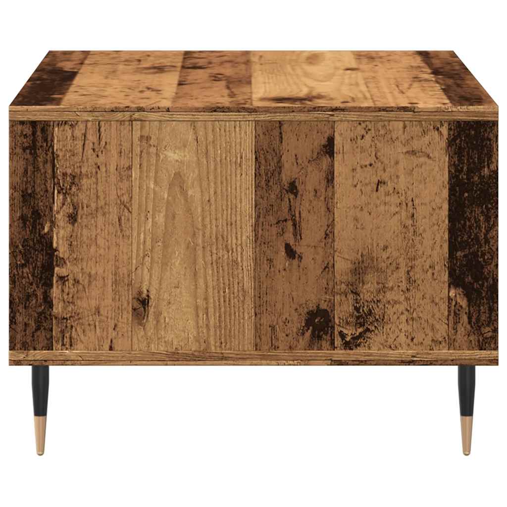 Sofabord gammelt trælook 60x50x36,5 cm træmateriale