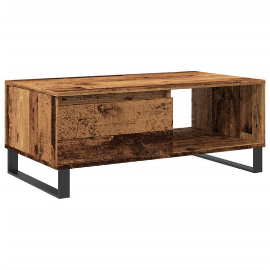 Couchtisch Altholz-Optik 90x50x36,5 cm Holzwerkstoff