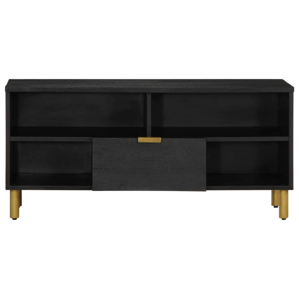TV-skab Sort 100x33x46 cm Træ Materiale