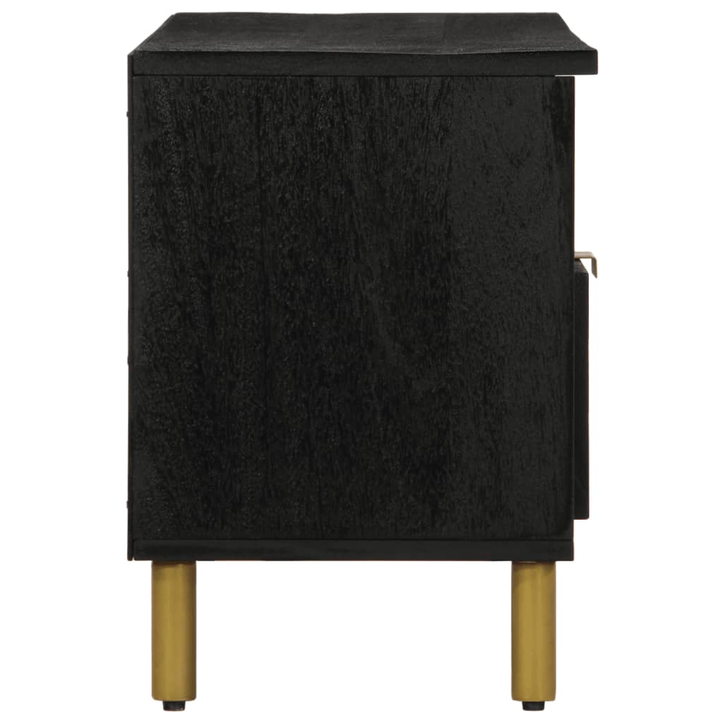 TV-skab Sort 100x33x46 cm Træ Materiale