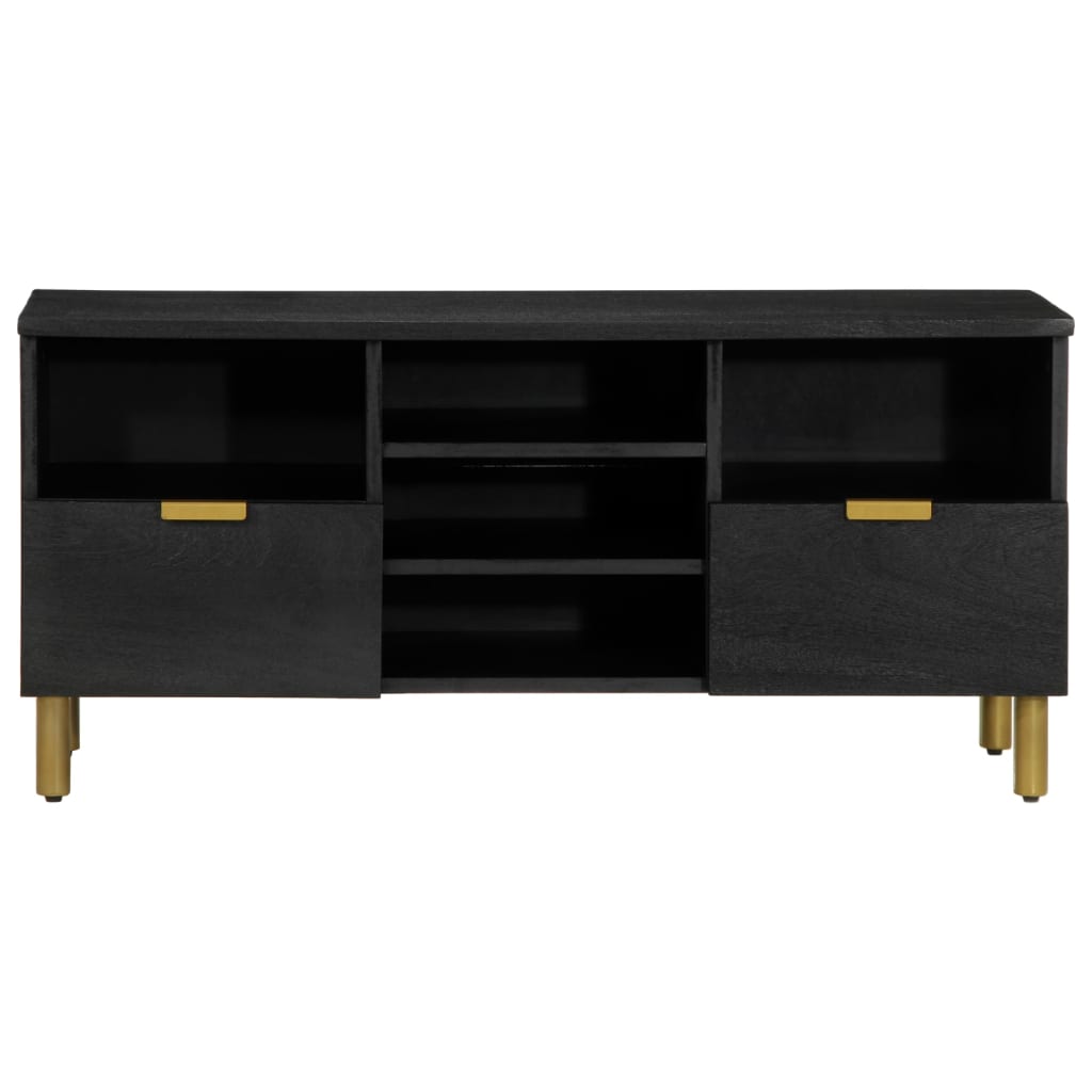 TV-skab Sort 100x33x46 cm Træ Materiale