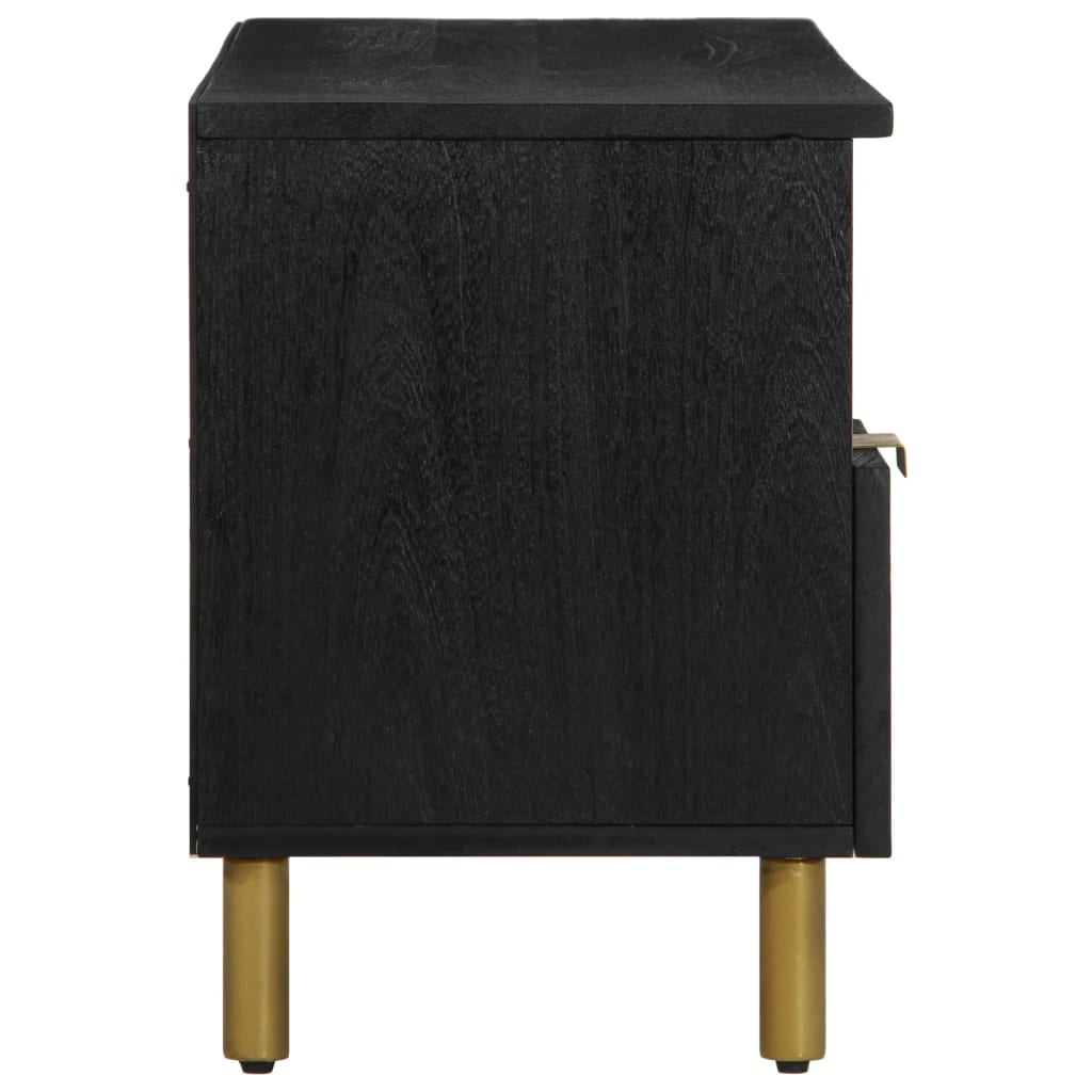 TV-skab Sort 100x33x46 cm Træ Materiale