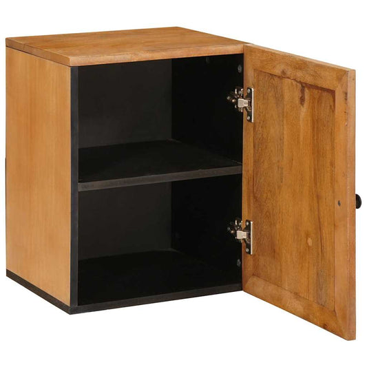 Badezimmer Schrank Wandmontiert Hellbraun 38 x 33,5 x 160 cm