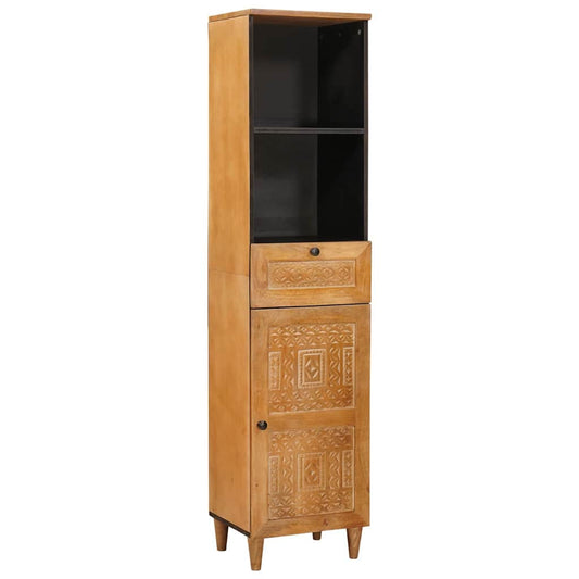 Badezimmer Schrank mit Schubladen Hellbraun 38 x 33,5 x 160 cm