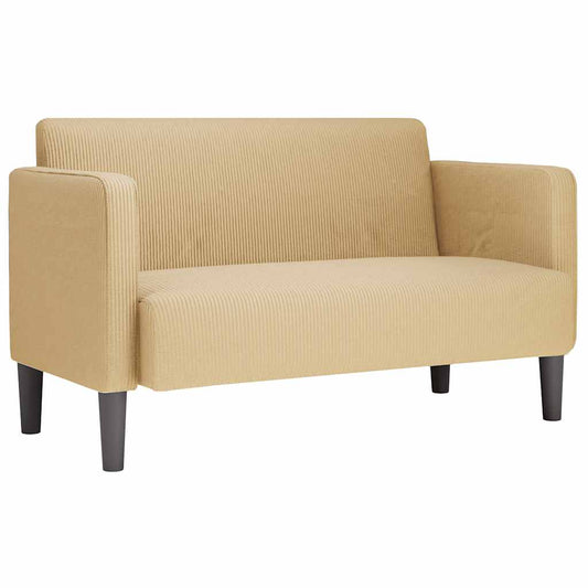 Zweisitzer-Sofa Graugrün 109 cm Cordstoff